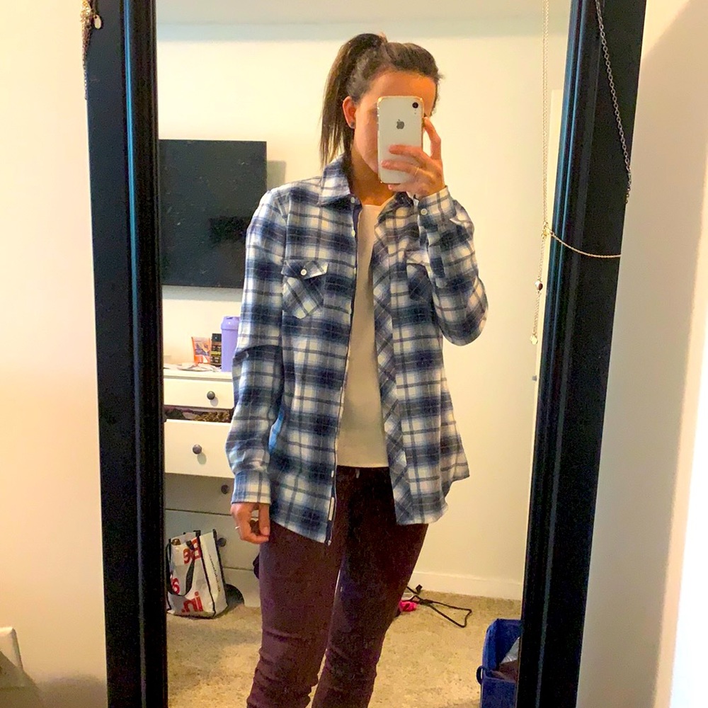 Blue flannel